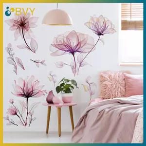 BVY Hoa Hồng Tường Stiers Cho Phòng Khách Phòng Ngủ Baground Trang Trí Tường Phòng Bé Gái Trang Trí Nhà Stiers Đề Can Dán Tường Bức Tranh Tường.