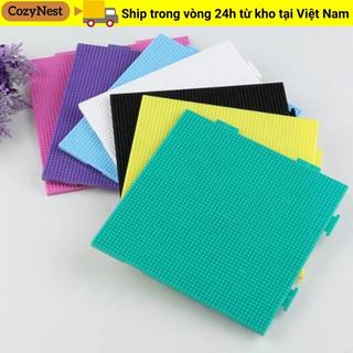 COZYNEST Perler Hama Hạt, Đồ thủ công thủ công ba chiều Trang trí mẫu tròn chịu nhiệt, Sáng tạo 52 * 52 chấm Chất lượng cao DIY Làm khối xếp hình Công cụ xếp hình giáo dục