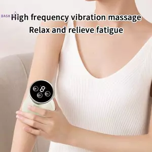 Bàn chải kinh tuyến điện Chống Gua Sha Máy mát xa cơ thể Rung động Máy ép nóng Cạo Chăm sóc thoát nước bạch huyết