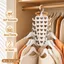 WANYEDI Giá Treo Tường, Móc Treo Giặt Xoay Hình Chữ V, Tiết Kiệm Không Gian 12 Móc Mũ Chống Trượt Giá Cho Tủ Quần Áo Phòng Ký Túc Xá