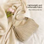 Túi Rơm PYCOU, Túi Đeo Vai Dệt Bím Handmade, Túi Xách Mây Mây Dung Tích Lớn Thời Trang Nữ Cô Gái