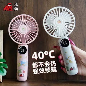 Quạt Nhỏ Cầm Tay Sinh Viên Di Động Dung Tích Lớn Tàu Điện Ngầm Nhỏ Không Khí Pháo Di Động Để Bàn Văn Phòng Tuổi Thọ Pin Dài