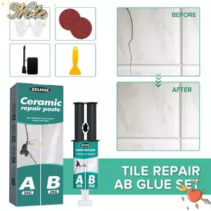 NOTE1 Sửa chữa gạch AB Bộ keo chống nước Dễ sử dụng Dán sửa chữa gạch chắc chắn