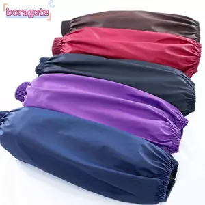 BORAGETE 2 Cặp Tay Áo, Da Chống Thấm Nước Oversleeves, Có Nhiều Màu Sắc Chống Dầu Vệ Sinh Cánh Tay Vỏ Nhà Bếp