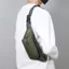 Gói thắt lưng PYCOU, Túi ngực có thể điều chỉnh bằng Nylon, Phòng tập thể dục thể thao Túi thắt lưng chạy bộ nhẹ dành cho nam nữ