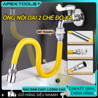 Vòi Nối Dài  - Lõi Van Thép Không Gỉ, 2 Chế Độ Xịt, Xoay 360° Tăng Áp