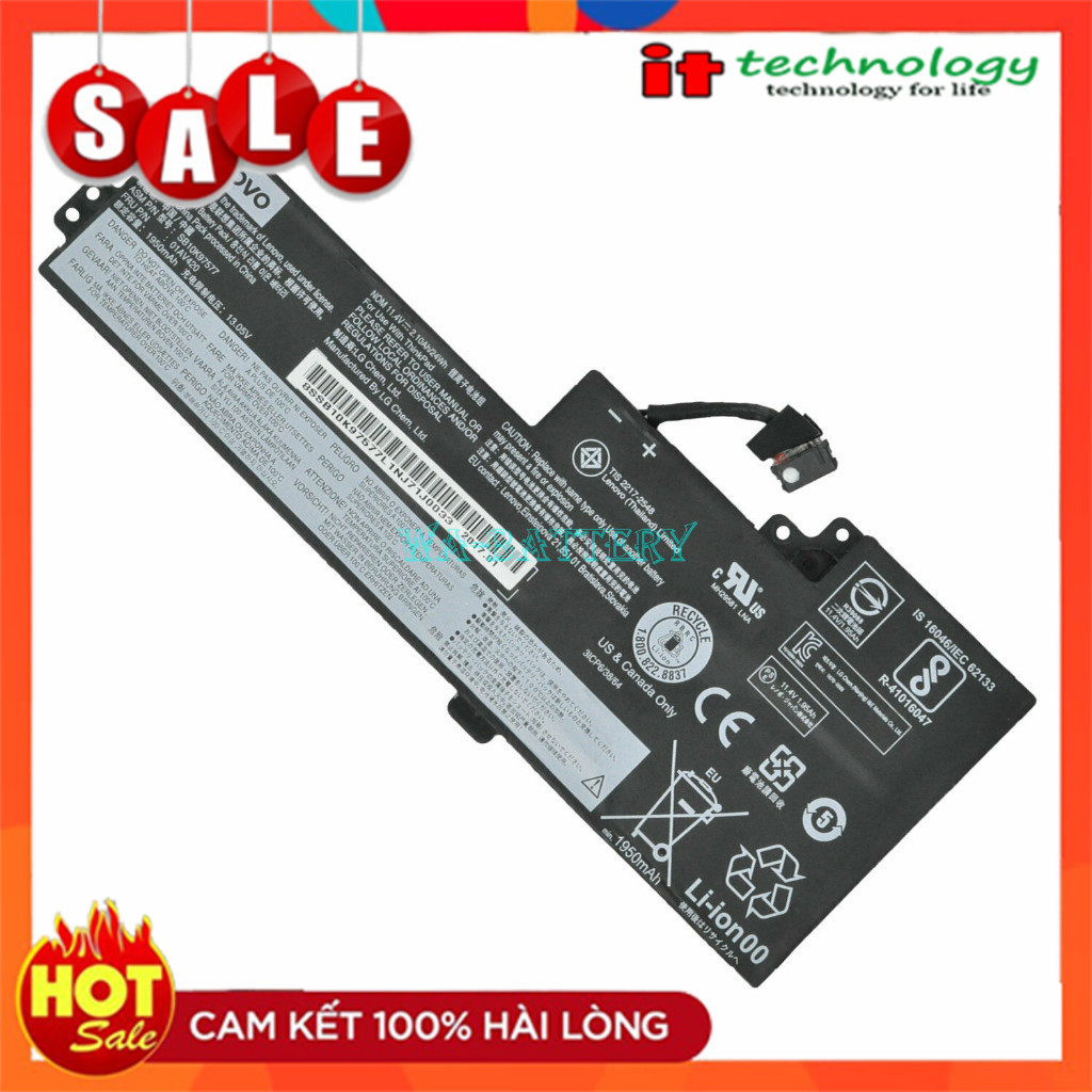 01AV421 Reemplazo de batería de computadora portátil para Lenovo ThinkPad T470 T480 A475 A485