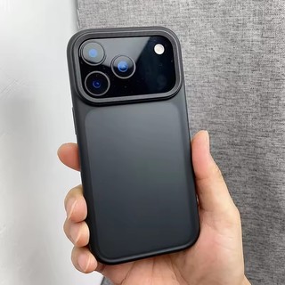 [JLK] Nút Camera cảm ứng chủ động Vỏ điện thoại mờ cho iPhone 17Pro Max 17Air 17 17Pro Bảo vệ ống kính đơn giản Vỏ mờ chống sốc