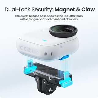 Dành Cho Insta360 GO Siêu Kim Loại Phát Hành Nhanh Kim Loại Từ Tính Nhanh Đế Phát Hành Phụ Kiện Máy Ảnh Thể Thao