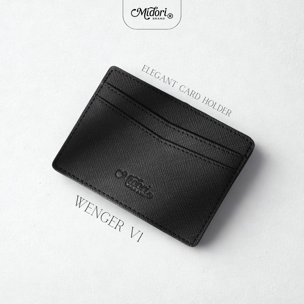 Ví Card Holder Đựng Thẻ Da PU Nam Nữ Đựng Tiền Mini Nhiều Ngăn | MIDORI FOR MAN