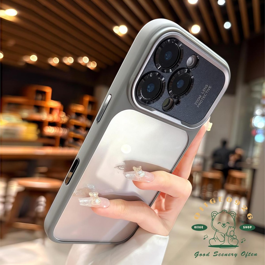 【 Ốp lưng iPhone17 】 Vỏ điện thoại trong suốt dạng lỏng mờ iphone17 Pro Max 16 15 cho vỏ iPhone Vỏ mềm silicon TPU chống sốc