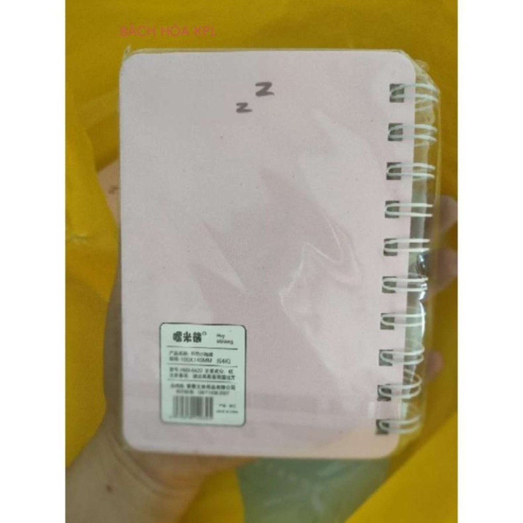 "Sổ tay lò xo Hello Karon hình heo 100x140mm đẹp và tiện lợi"
