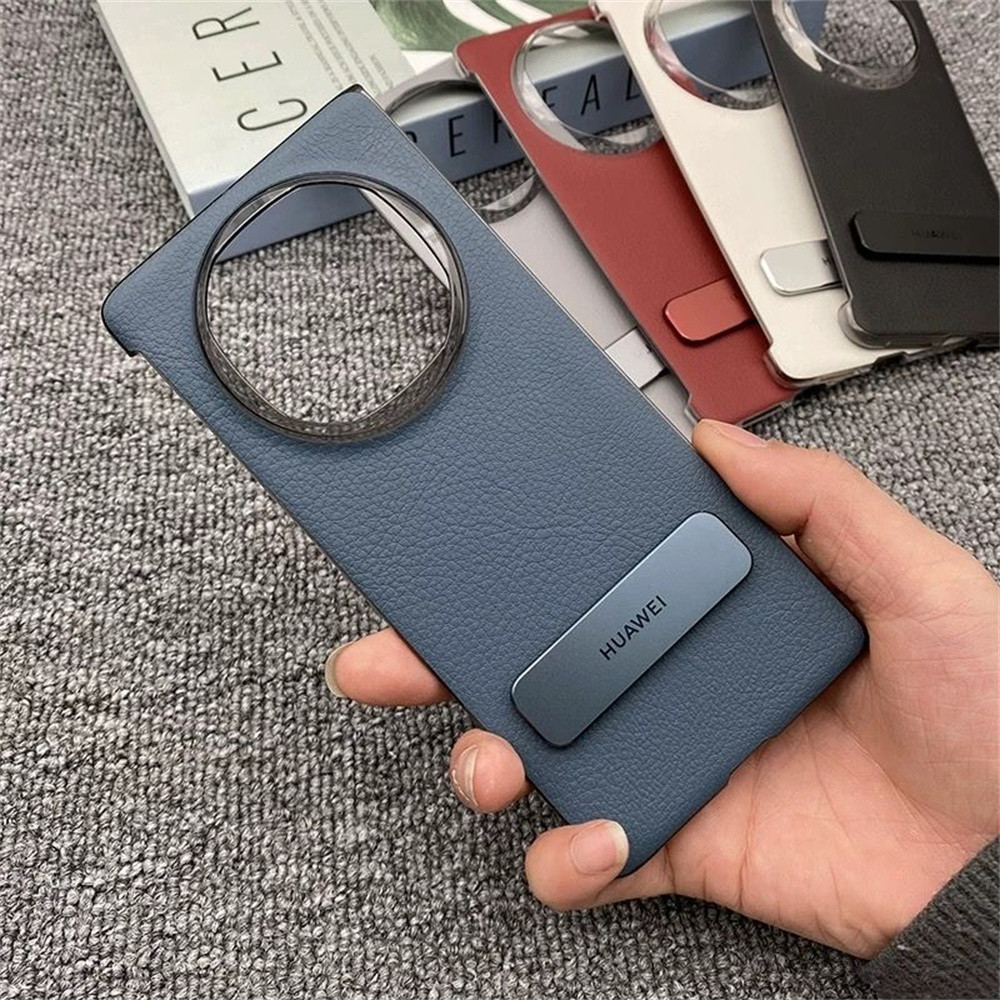 Ốp điện thoại xoay PU cho HUAWEI Mate X6 / X 6 / MateX6 5G Vỏ bảo vệ mặt sau chống sốc Chân đế cứng Capa & Box