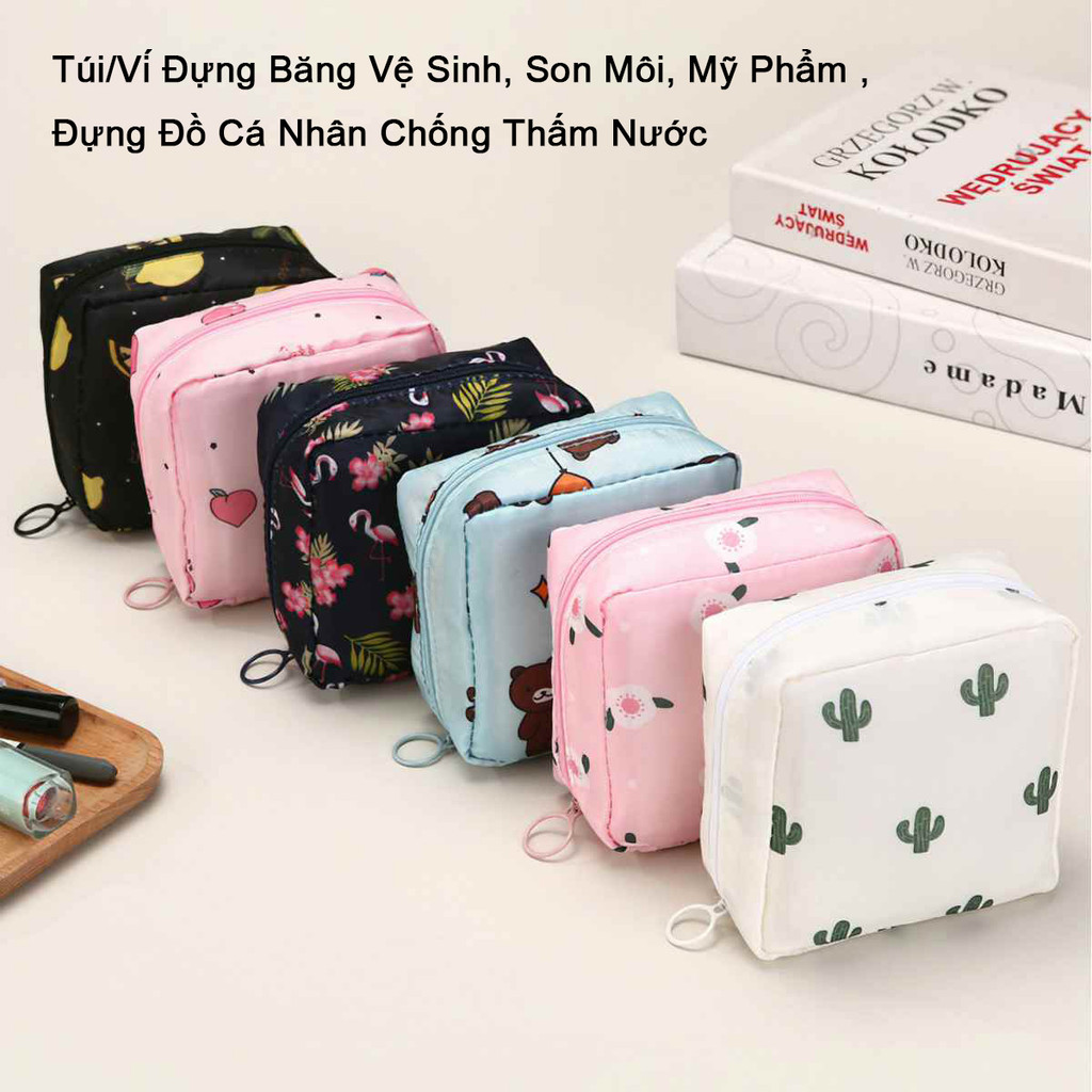 M7 Túi Ví Đựng Băng Vệ Sinh, Son Môi, Mỹ Phẩm - Túi Mini Đựng Đồ Cá Nhân Chống Thấm Nước MALAN