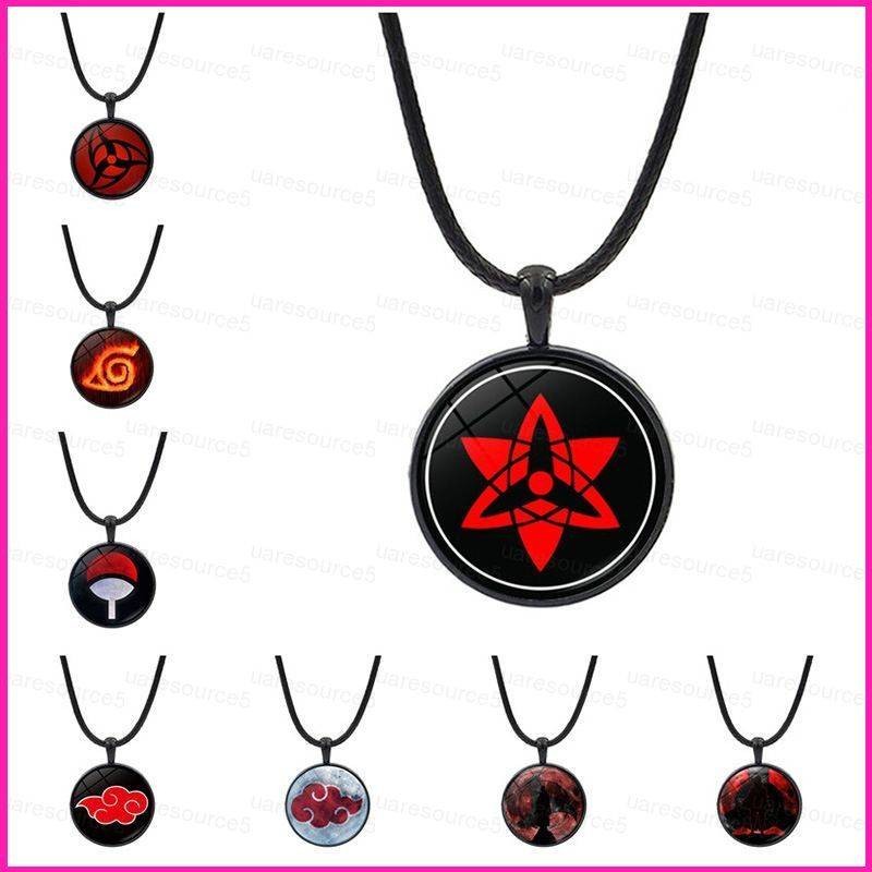 Dây chuyền Naruto Sharingan vintage, mặt kính mắt Sharingan, trang sức thời trangAnime