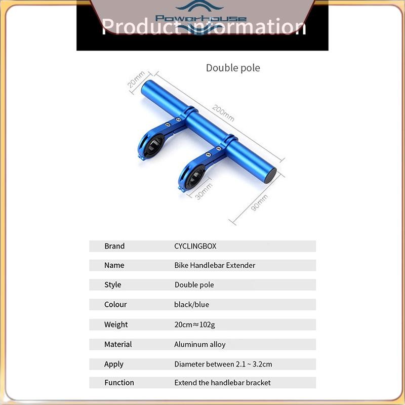Tay Cầm Điện Hợp Kim Sợi Carbon Mở Rộng Giá Đỡ Đèn Pha Xe Đạp Gắn Thanh Giá Đỡ Máy Tính Hỗ Trợ Xe Đạp Đường Bộ.