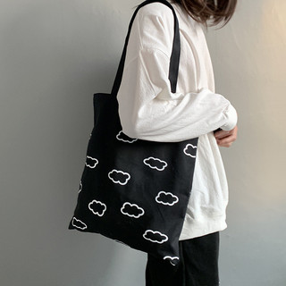 Túi vải Zip Cloud Hàn Quốc mới