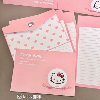 Set giấy viết thư kèm phong bì cute – Pochacco, Hello Kitty, Chiikawa, viết tay vintage tặng quà, viết thư tay lãng mạn