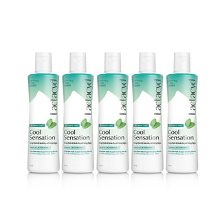 Bộ 5 chai Dung Dịch Vệ Sinh Phụ Nữ Lactacyd Cool Sensation 250ml Mát Lạnh & Sạch Thoáng Dài Lâu