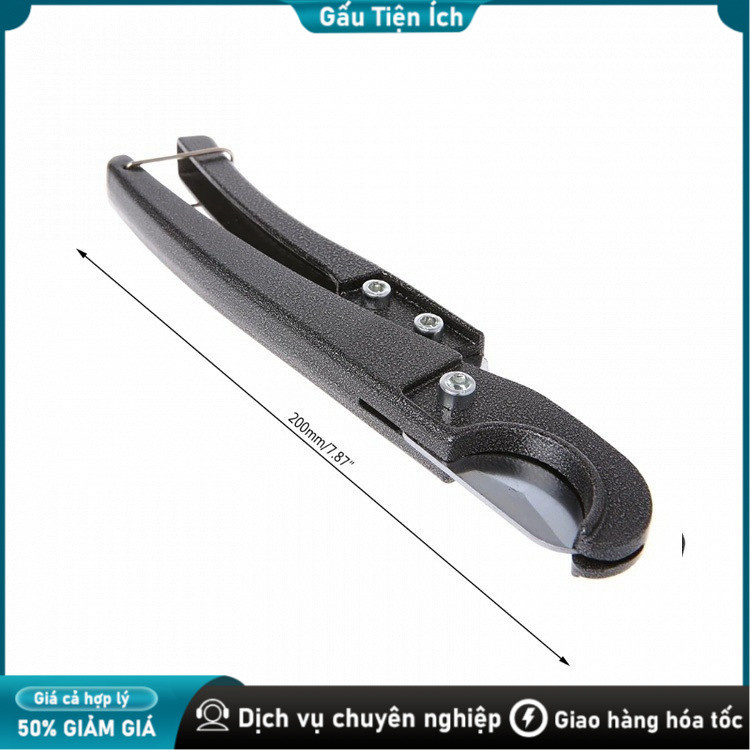 Kéo Cắt Ống Nhựa Cao Cấp Lưỡi Hợp Kim Sắc Bén, Cắt Nhanh Ống Nước PVC PPR PE 32mm, Bền Bỉ Và An Toàn