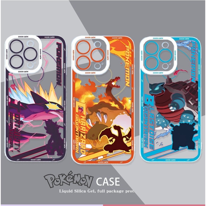 Ốp Điện Thoại Pokemon Pikachu Gengar Jigglypuffs Cho OPPO A40 A3X A3 5G A55 A74 A31 A53 A33 2020 F11 A98 A1 A78 A16K RENO 6 Lite 4 8Z Bìa Hoạt Hình Anime Nhật Bản Silicone