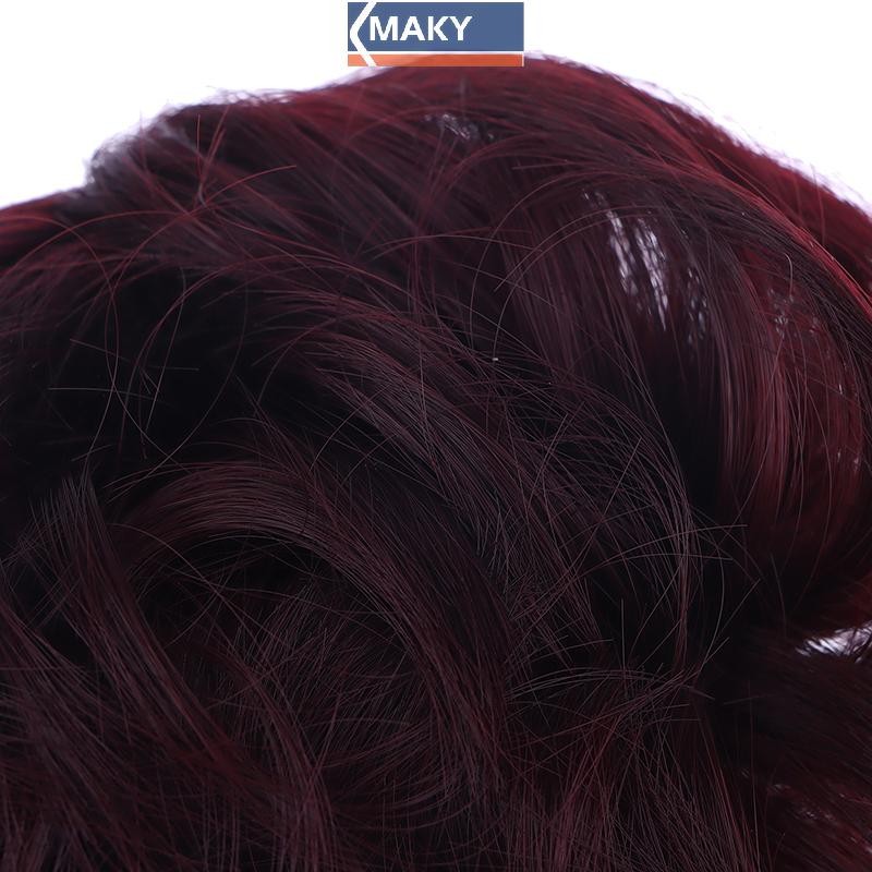 Onetimingcool Hoa Bud Tóc Giả Móng Vuốt Kẹp Tóc Cho Nữ Lộn Xộn Xoăn Ngắn Tổng Hợp Tóc Chignon Donut Con Lăn VN