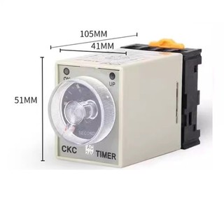 【COD】Timer cơ điện 8 chân chất lượng cao, đi kèm chân đế tương thích, sử dụng cho hệ thống tự động hóa và điều khiển