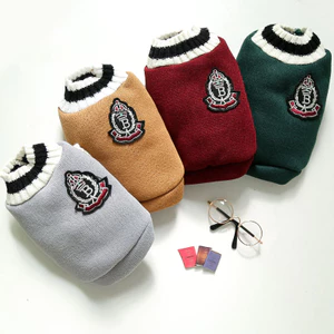 【Ready Stock】 Autumn and Winter Cat Vest College Style Pet Clothing Dog Cat Clothes Dog Clothes Vest Teddy/Pomeranian Supplies rqTy