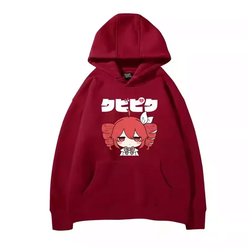 GC1 kasane teto hoạt hình Áo Hoodie Anime Áo Unisex Dài Tay Top GC1