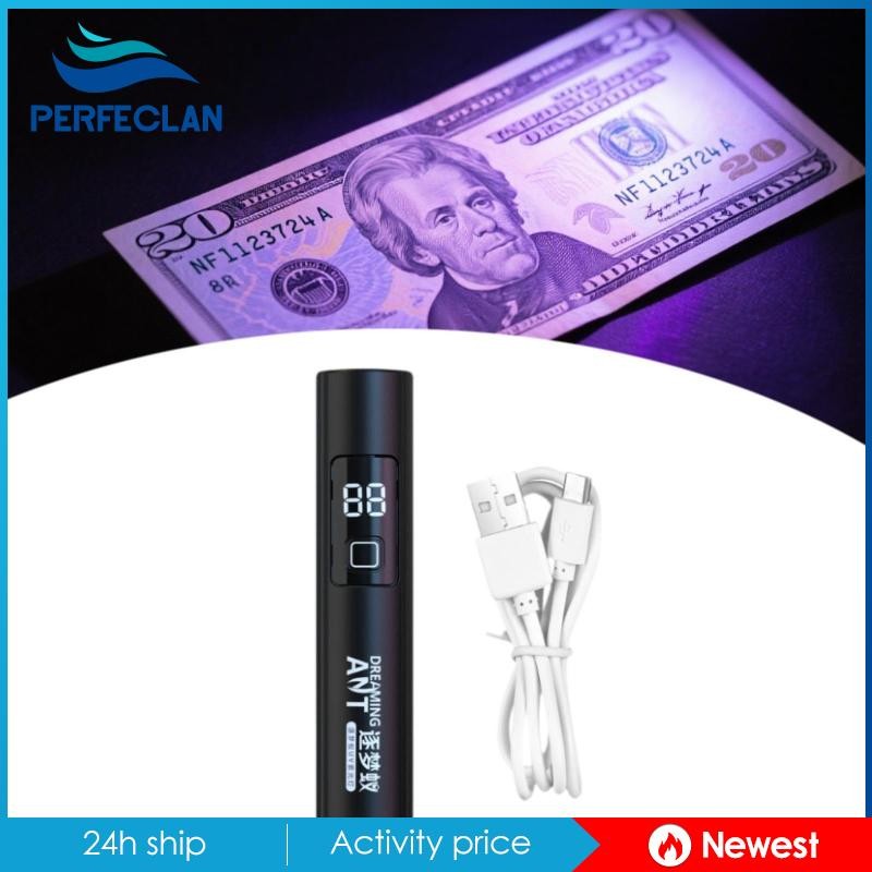 Đèn pin Blacklight kiểm tra thực phẩm và hoá đơn giả bằng tia cực tím và ánh sáng huỳnh quang tại nhà