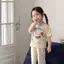 Bộ Đồ Ngủ Bé Gái Lớp Một Bé Gái Mỏng Phong Cách Modal Hoạt Hình Homewear Phù Hợp Với Trẻ Em Bé Điều Hòa Không Khí Quần Áo Mùa Hè