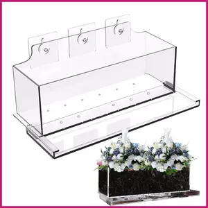 Cửa Sổ Chậu Trồng Chậu Hoa Trang Trí Có Khay Thoát Nước Cửa Sổ Chậu Cây Cho Gia Đình Ban Công Hiên Nhà Sàn Hàng Rào shopidaevn