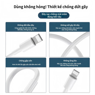 Bruju Combo củ sạc nhanh 35W + dây cáp Type-C 1m Sạc 85% trong 30 phút Siêu nhỏ gọn Tương thích iP Samsung Xiaomi