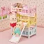 Sylvanian Families Furniture [Baby Triple Bunk Bed] C-219 ST Mark Certified, for ages 3 and up, Toy Dollhouse, EPOCH Co., Ltd.