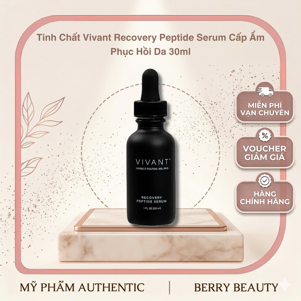 [HÀNG CÔNG TY] Tinh chất Vivant Recovery Peptide Serum | Cấp ẩm, phục hồi, trẻ hoá da