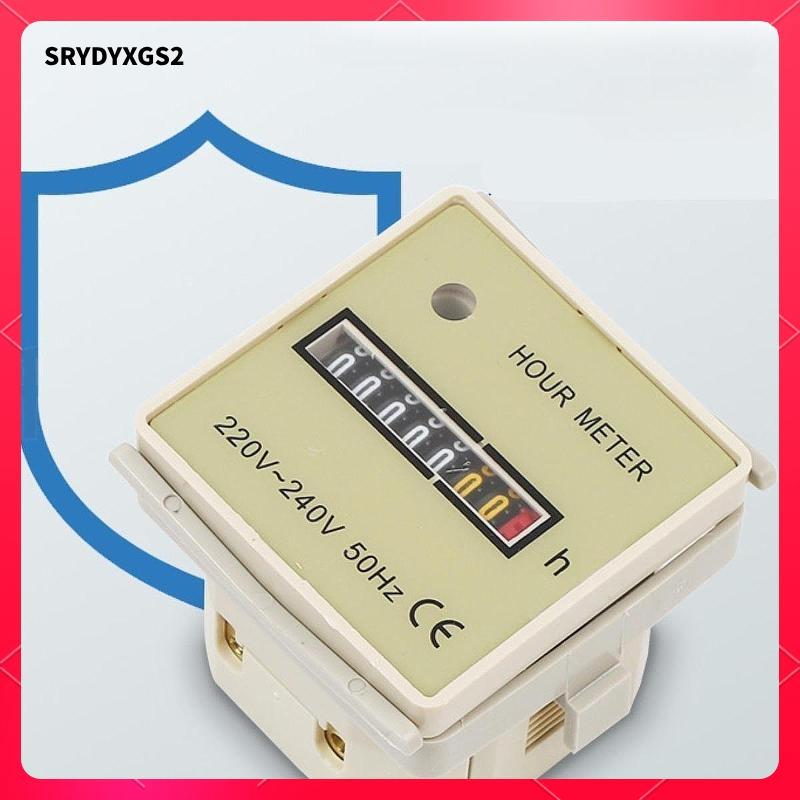 Đồng hồ đo giờ cơ Máy đếm giờ AC220-240V Thiết bị định giờ Chuyên nghiệp cho máy phát điện điều hòa Xe trượt tuyết