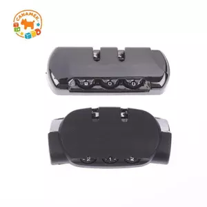 CANAMEK 2 / 4 / 8 Bộ 3 Chữ Số Hành Lý Lo Hợp Kim Kẽm Lo Bắt Nhựa Mờ Xuất Hiện Vali Mật Khẩu An Ninh Lo Với Ốc Vít CSF