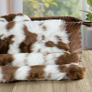 2cm Da Báo Họa Tiết Hươu Ngắn Sang Trọng Vải Len Nhân Tạo Trang Phục Lông Thú Giả Trang Phục Vải Động Vật Trang Phục Len Handmade 6.16