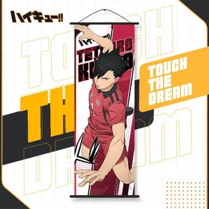Bóng chuyền Junior Tranh Móng Vuốt Cô Đơn Mài Hyuga Shoyo Kageyama Feixo Tsukijima Đom Nishitani Hàng Hóa Lụa Poster 6.1