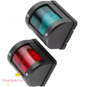 Đèn thuyền buồm TOPTOOLCX, Đèn tín hiệu điều hướng MotorBoat 12V 24V, Đèn tín hiệu thuyền du thuyền