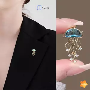 Trâm cài sứa dễ thương thời trang Áo len thanh lịch Cardigan Corsage Trang sức dành cho nữ mới