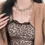 PNPIA- Xu Hướng Thời Trang Phụ Kiện Không Đều Đính Hạt Tay Tình Yêu Viền Serpentine Mặt Dây Chuyền Mix Nelace Thép Không Gỉ Trang Sức
