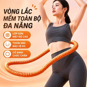 Vòng lắc tập bụng bằng vải không dệt mềm giúp đốt mỡ vùng eo tập yoga săn chắc cơ bụng ✨Bubblu30.vn✨