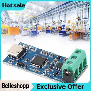 Belleshopp USB to CAN Module Bus Phân tích V2.0 cho CAN2.0A CAN2.0B FD có đèn LED chỉ báo Loại C Nguồn điện Hỗ trợ phân tích dữ liệu hiệu quả