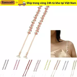 Thắt lưng đeo vai hoa ESSENCEH, Dây đeo Áo lót hoa đàn hồi, Dây đeo áo ngực chống trượt có thể điều chỉnh thay thế
