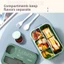 Hộp cơm trưa đa năng YB2 có nĩa & thìa Hộp đựng thực phẩm chống rò rỉ kín khí cho sinh viên & văn phòng