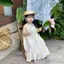 Mùa hè Phong cách mới (90-160) Váy treo kiểu dáng mỏng phong cách Mori cho bé gái