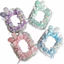 Hộp đựng thẻ IFANSIN, Thiết kế tai thỏ Bowknot Ren Trim Huy hiệu, Túi dễ thương Phong cách Mặt dây chuyền Cánh thiên thần Thiết kế trong suốt Giá đỡ ảnh Hiển thị ảnh