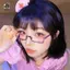 Y2K Anime Nhật Bản Khung Kính Cosplay Vuông Nhỏ Màu Đỏ Nửa Mặt Kính Không Có Ống Kính Kim Loại Thời Trang Kính Mắt Chữ Nhật Mới