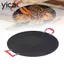 Lưới BBQ YICA, Chảo Nướng Sắt Chống Dính, Dễ Dàng Làm Sạch Ngay Cả Làm Nóng Tay Cầm Kép Hình Bầu Dục Tấm Teppan Bếp Nấu Ăn